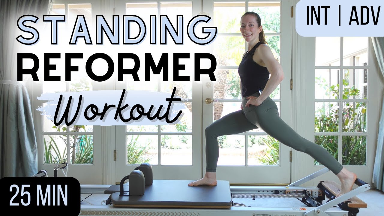Athletic STANDING Reformer Workout | Int / Adv BALANCE + Strength | 25 Min