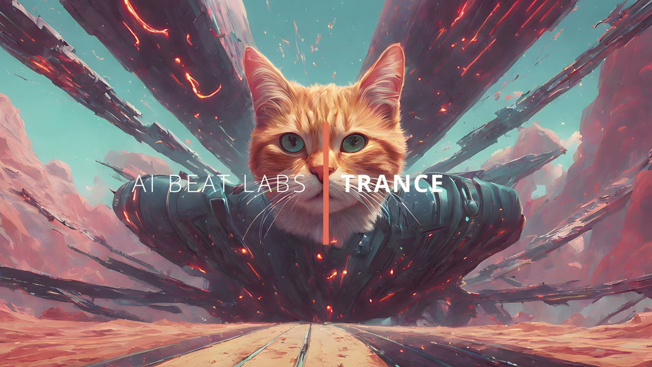 TRANCE PAWTASTIC SPACE - 100% AI GENERATED MUSIC - MIX FOR STUDY, RELAXING & WORK - 1 HOUR