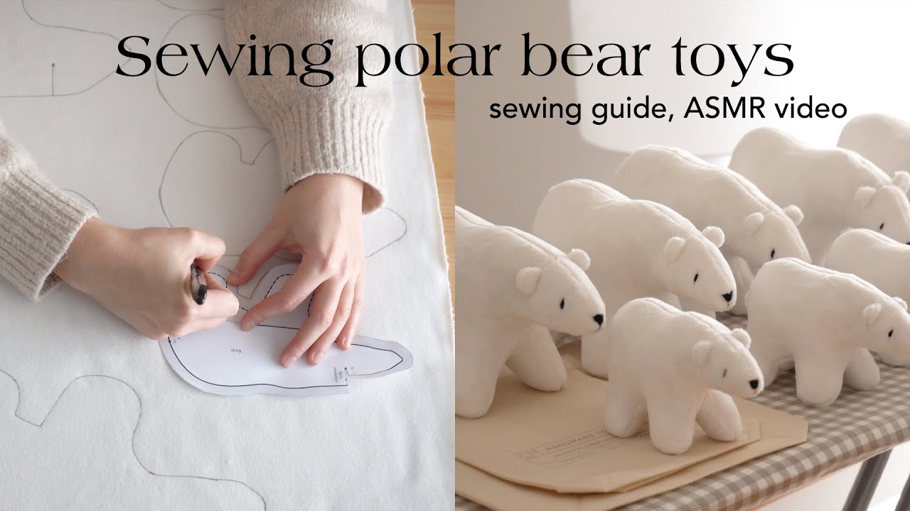 Sewing ASMR: Crafting a Batch of Bear Toys