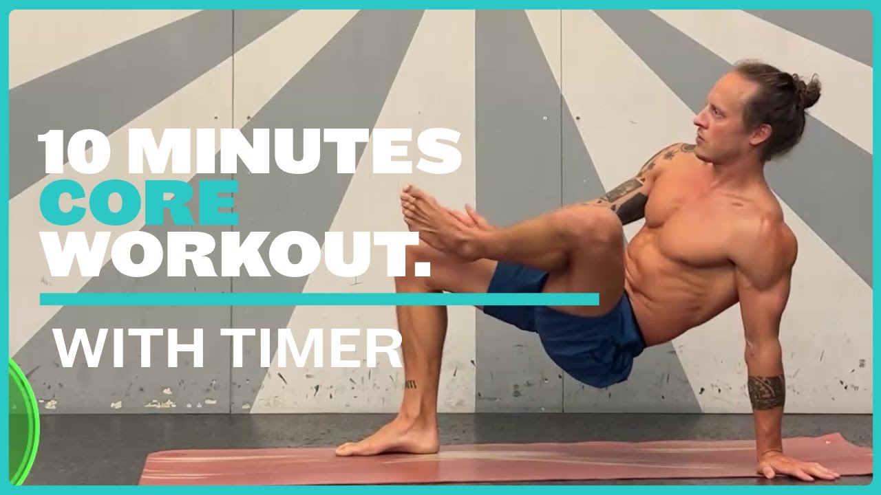 10 Minutes Core Workout [With Timer and Audio Queues]