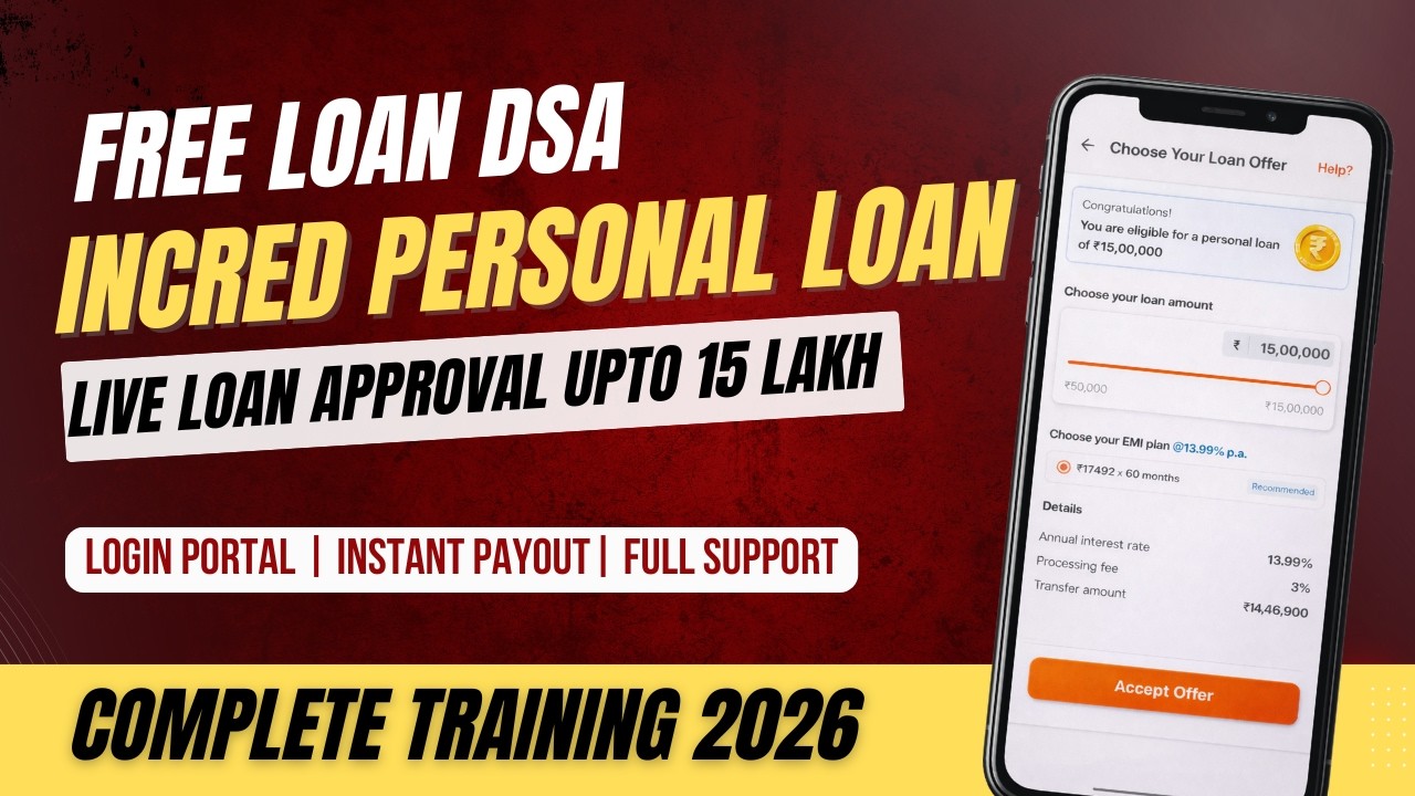 InCred Personal Loan Complete Training | Login Process, Policy, Eligibility & Approval Tips for DSA
