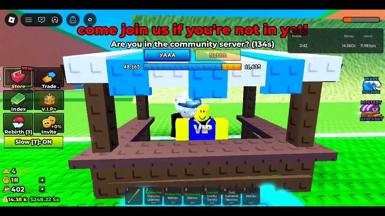 Roblox escape tsunami for brainrots admin abuse