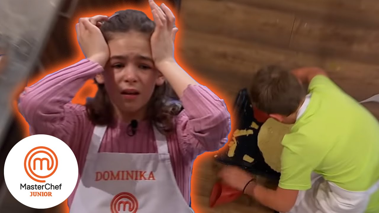 Wojtek i Dominika musieli ratować swoje tarty | MasterChef Junior