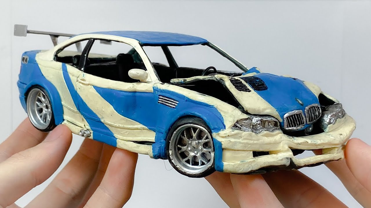 BMW M3 e46 как в NFS, разбил машину из пластилина, краш тест