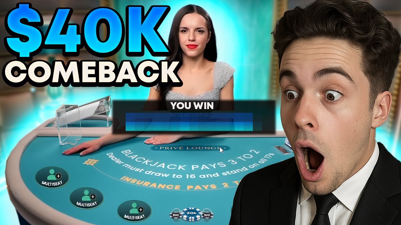 I FINALLY WON BIG ON ONLINE BLACKJACK!