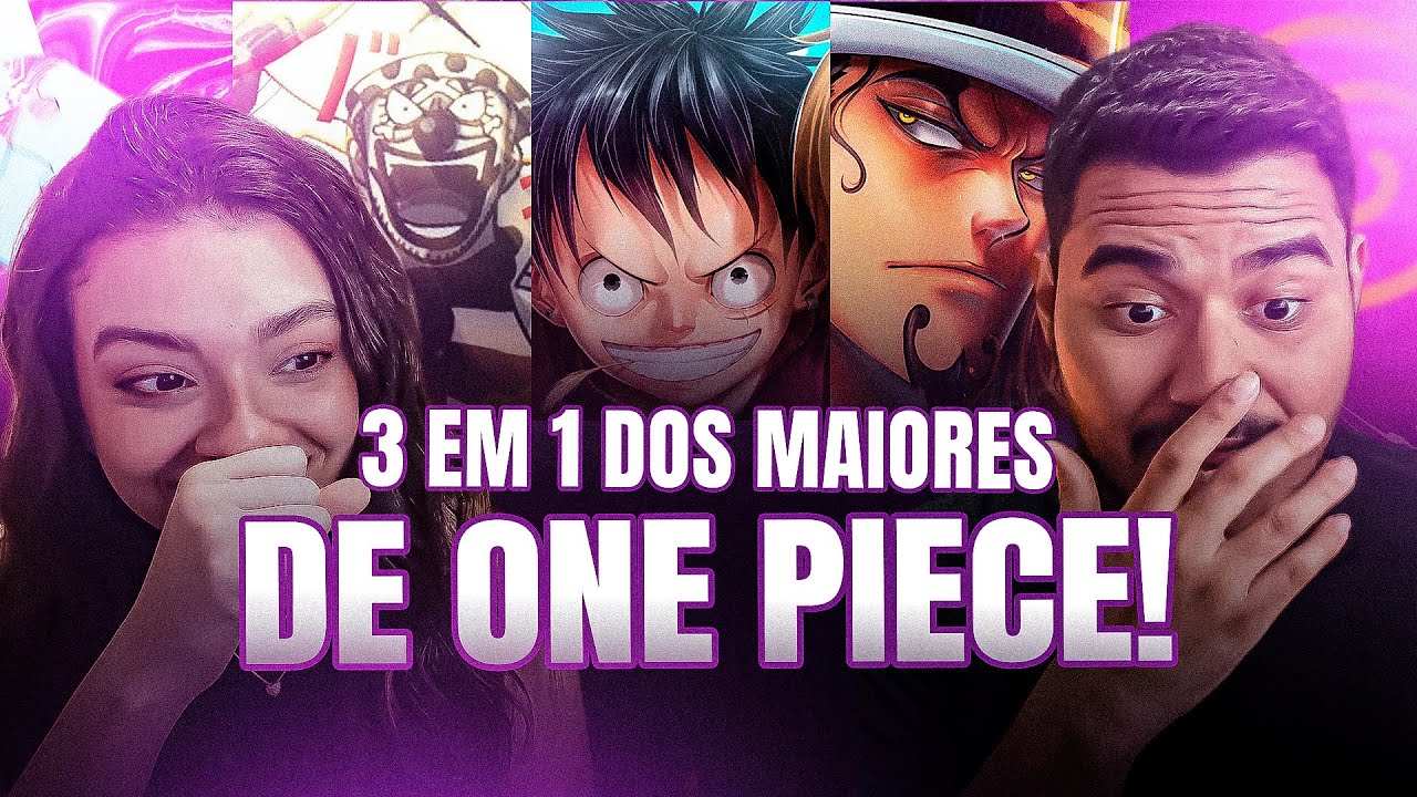 CASAL REAGE 3 EM 1: Dan - CP9 & Buggy Yonkou & Trio Monstro Trap ‍👒 Luffy, Zoro e Sanji