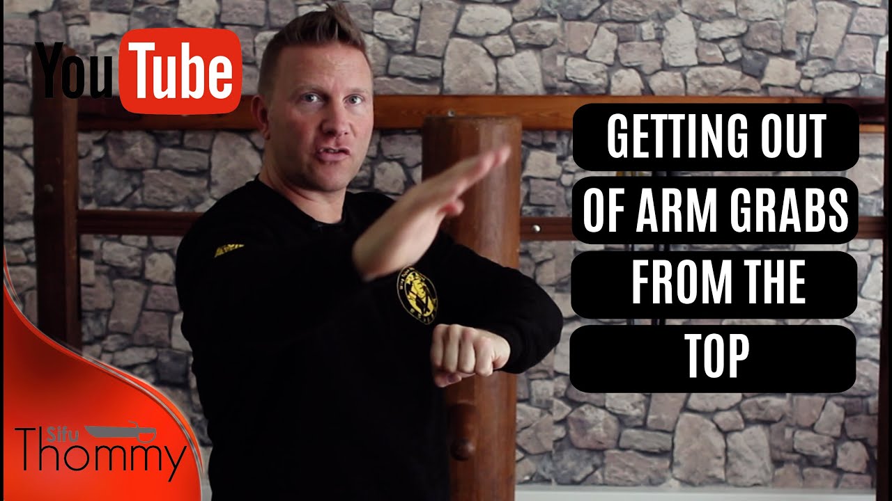 Getting out of arm grabs from the top