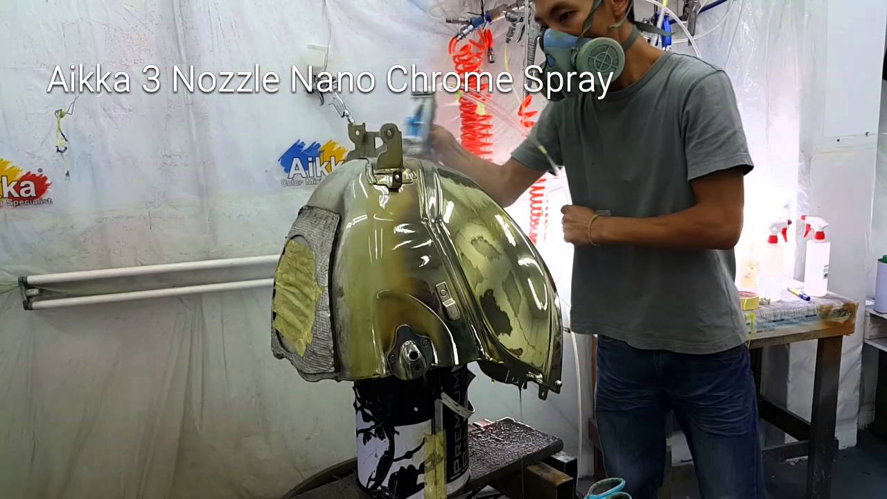 Spray On Chrome 3 Nozzle Spray gun
