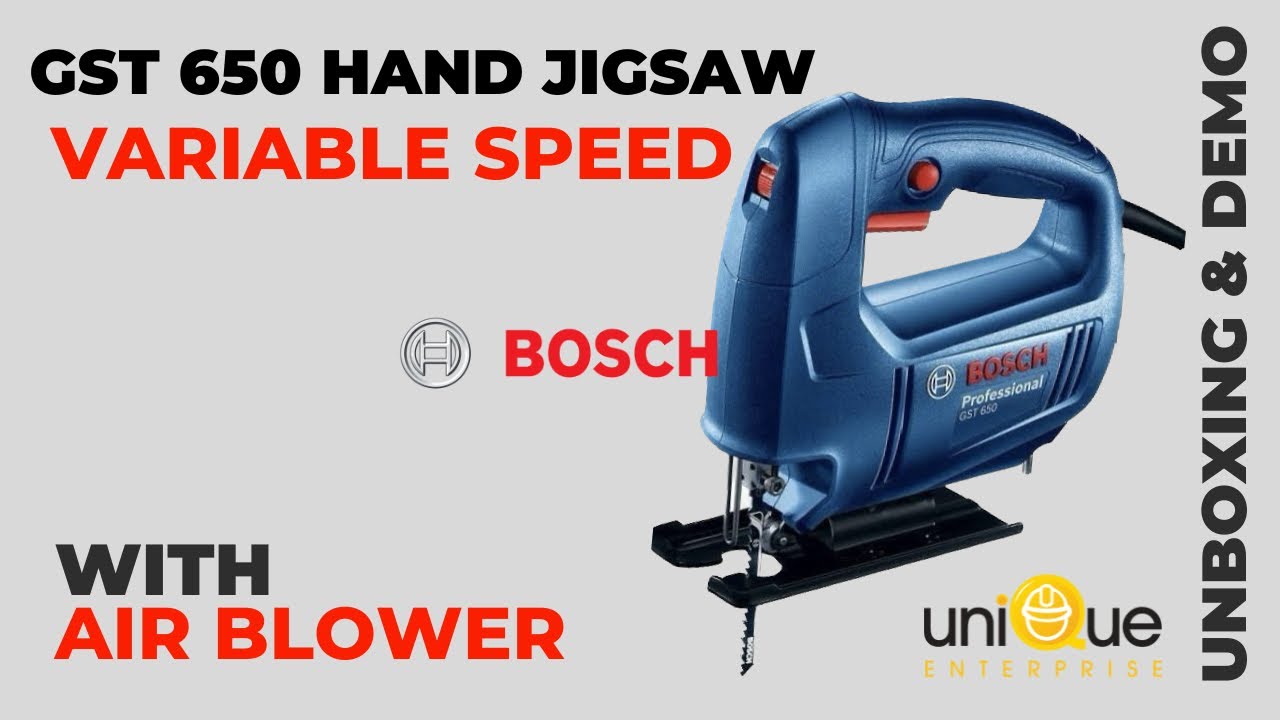 How to use Hand Jigsaw | bosch GST650 | unboxing and Demo