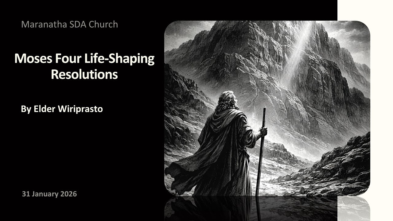 Jan 31 2026 : Moses' Four Life Shaping Resolutions