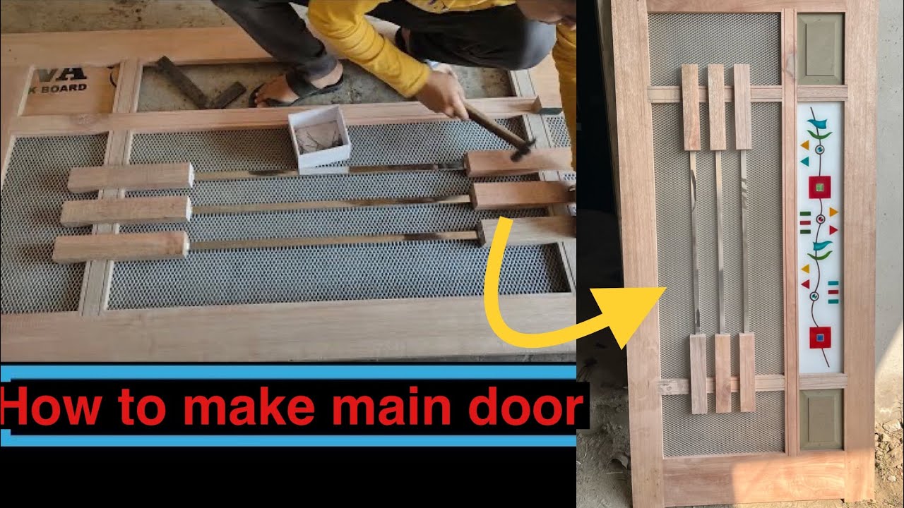 How To Build a Door Design || diy door wood