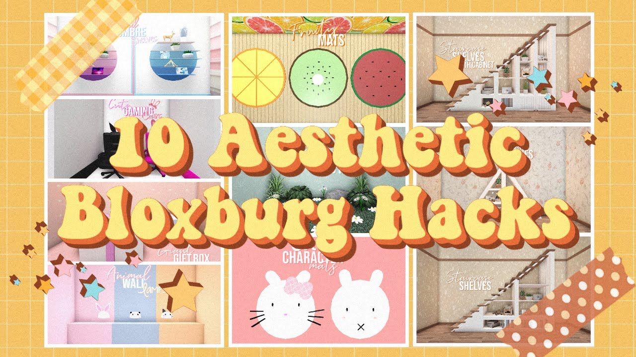 Bloxburg : 10 Aesthetic Building Hacks | Tips & Designs | Series 5