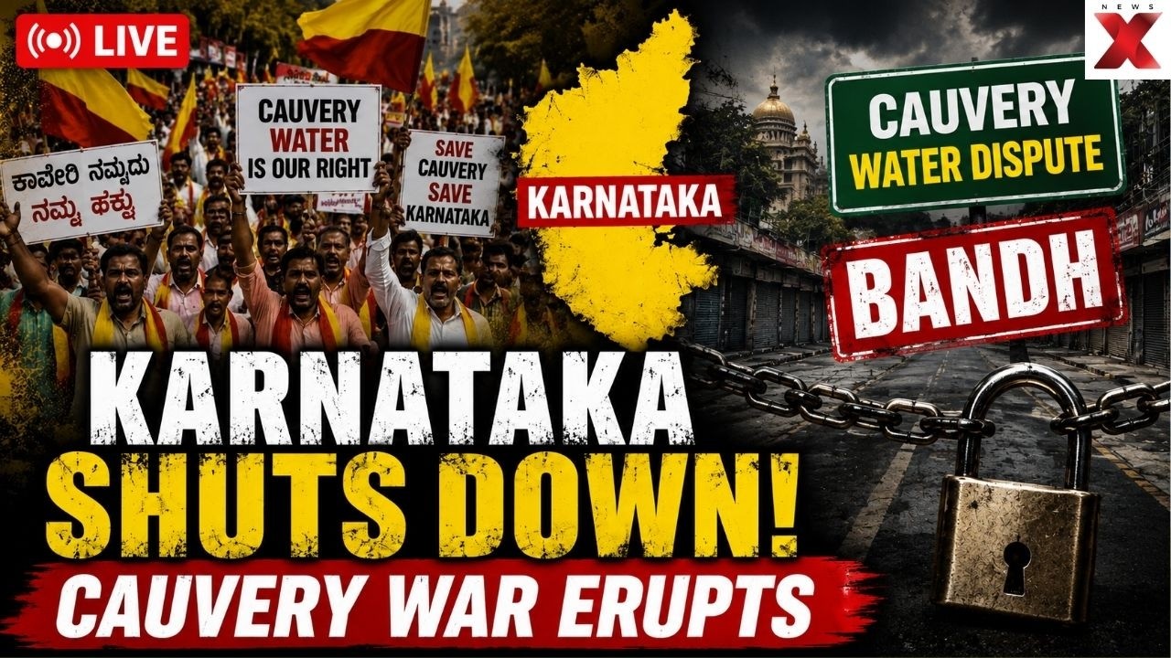 Karnataka Protest LIVE: Bandh Called Over Cauvery Water Management Authority Order | NewsX