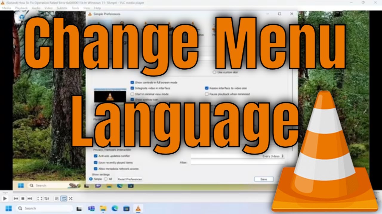How To Change Menu Language on VLC Media Player [Guide]