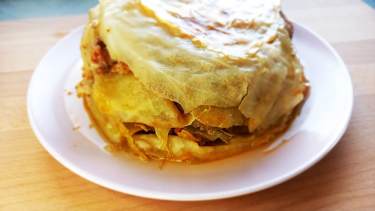 A new take on Cabbage Pie. Ukrainian recipe