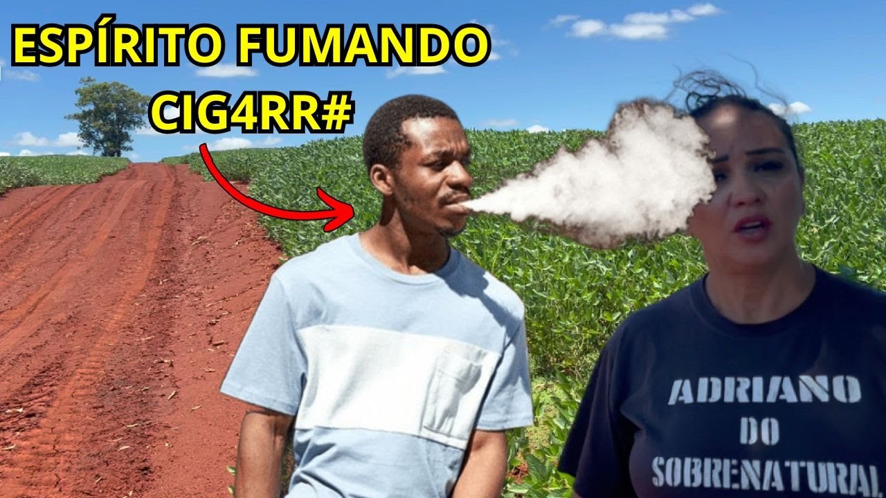 ESPÍRITO FUMA CIGARRO E SENTIMOS O CHEIRO NO LOCAL, IMPRESSIONANTE!