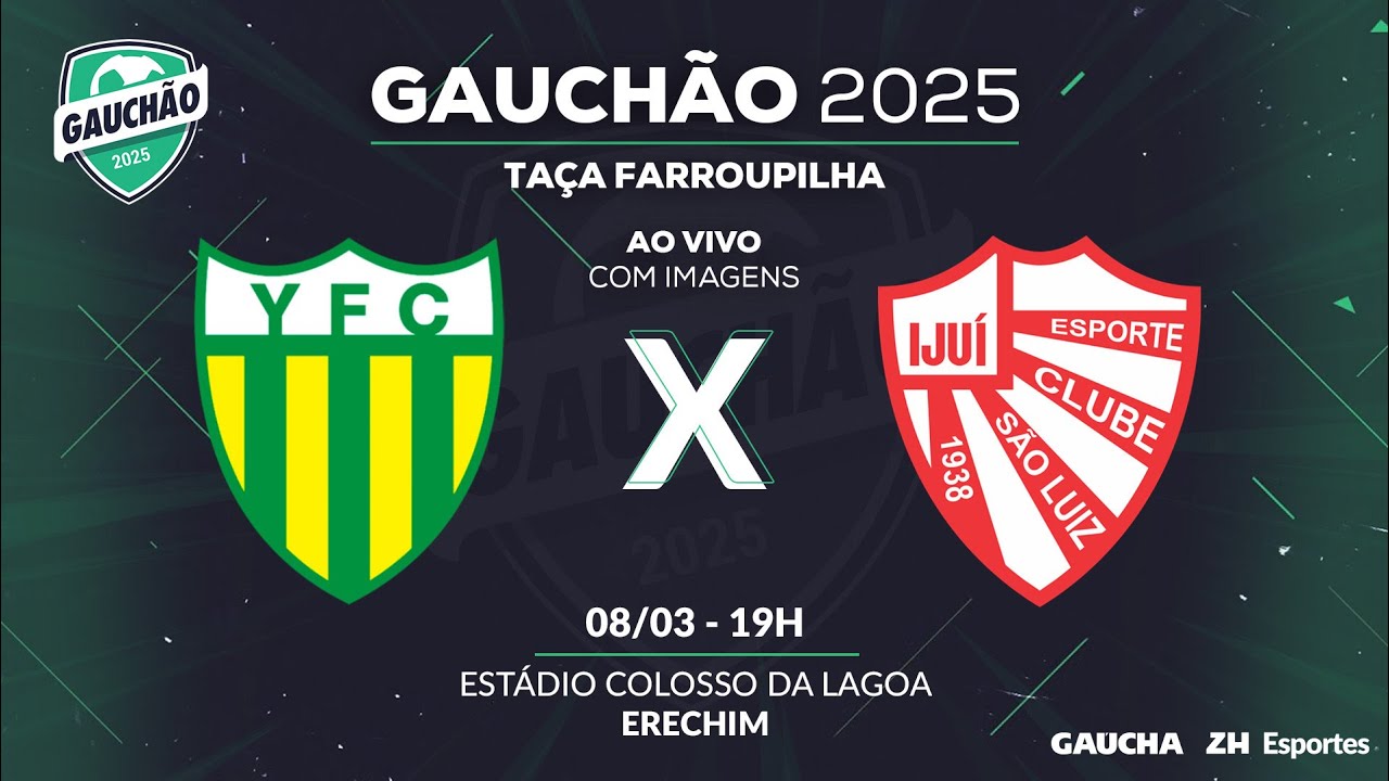 JOGO COMPLETO: YPIRANGA 2 X 1 SÃO LUIZ | TAÇA FARROUPILHA | GAUCHÃO | 08/03/2025