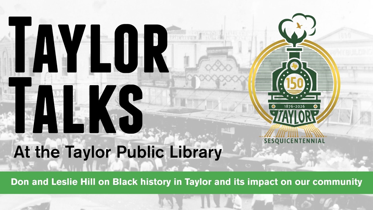 Taylor Talks - February: Don & Leslie Hill on Black hHistory in Taylor and its Impact on the City