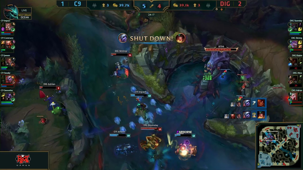 TOP NALCS1 MOMENTS 2017 NA LCS Quarterfinals: Cloud9 vs. Team Dignitas