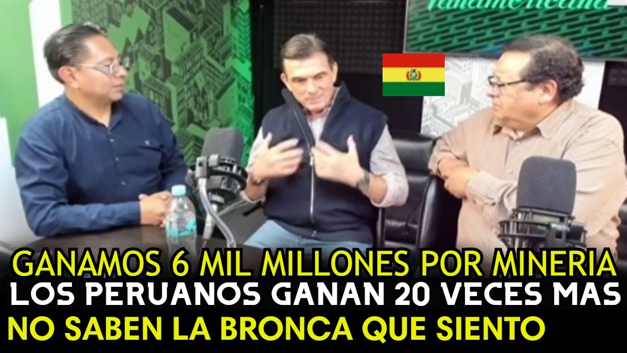 PRESIDENTE BOLIVIANO EXPLICA porque PERU GANA mas que BOLIVIA en MINERIA