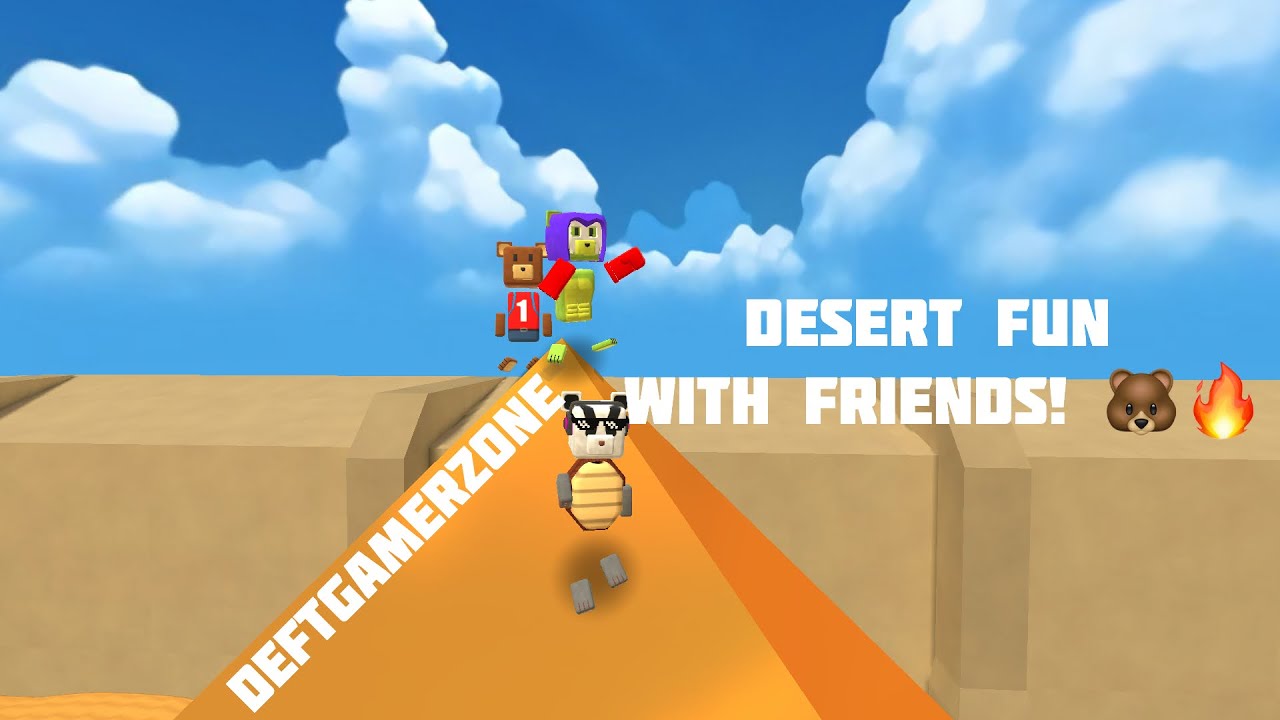 Freeing Friends & Fighting Each Other 😂 | Super Bear Adventure Beemothep Desert | Deftgamerzone 