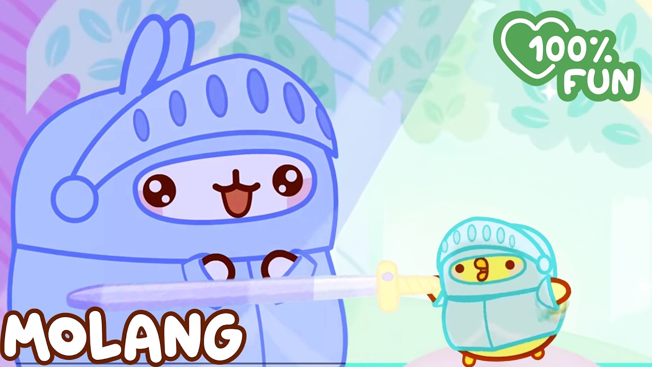 タイムトラベラーと歴史冒険 | Molang & Piu PIu | Funny Cartoons | Molang 日本語