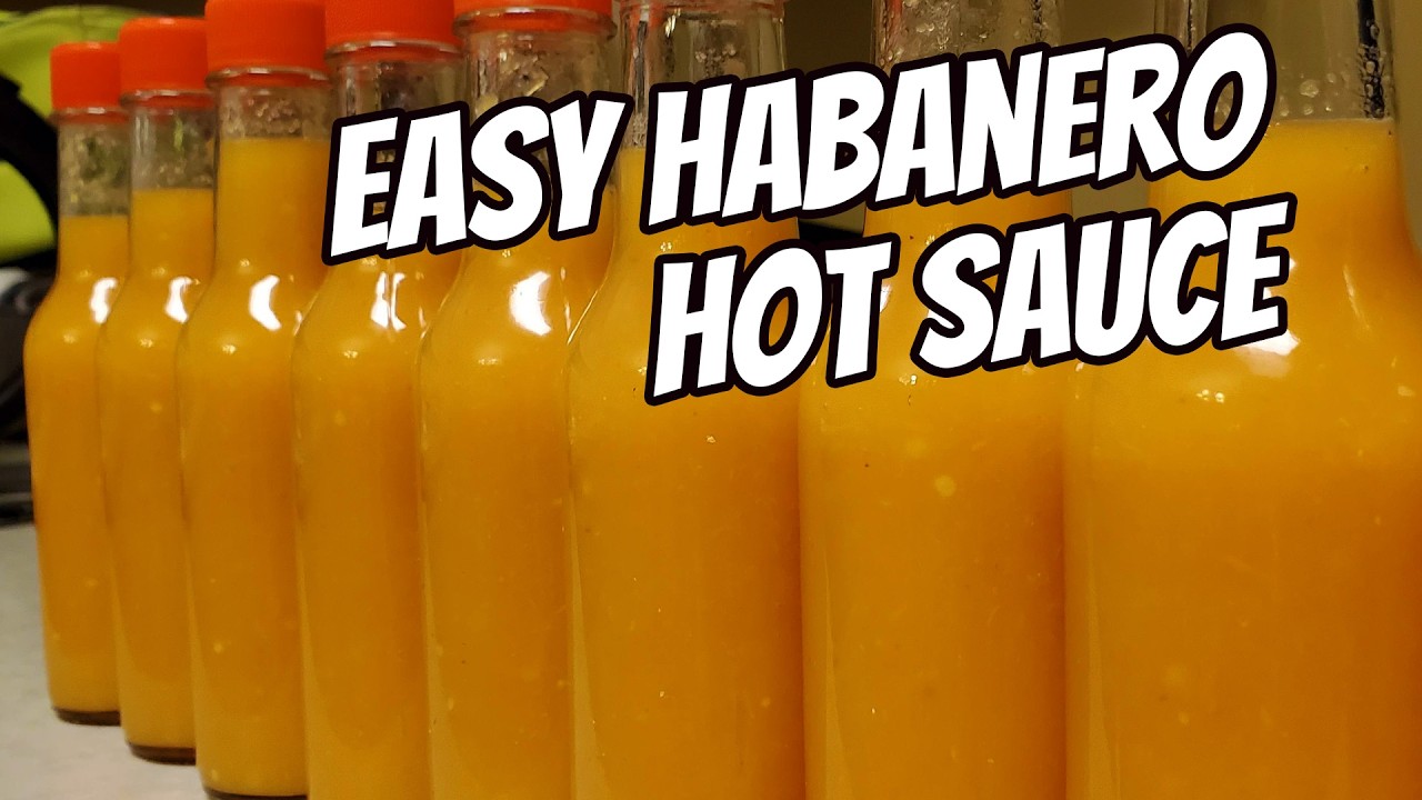 Easy Pineapple Habanero Hot Sauce Recipe (Sweet & Spicy Tropical Blend)