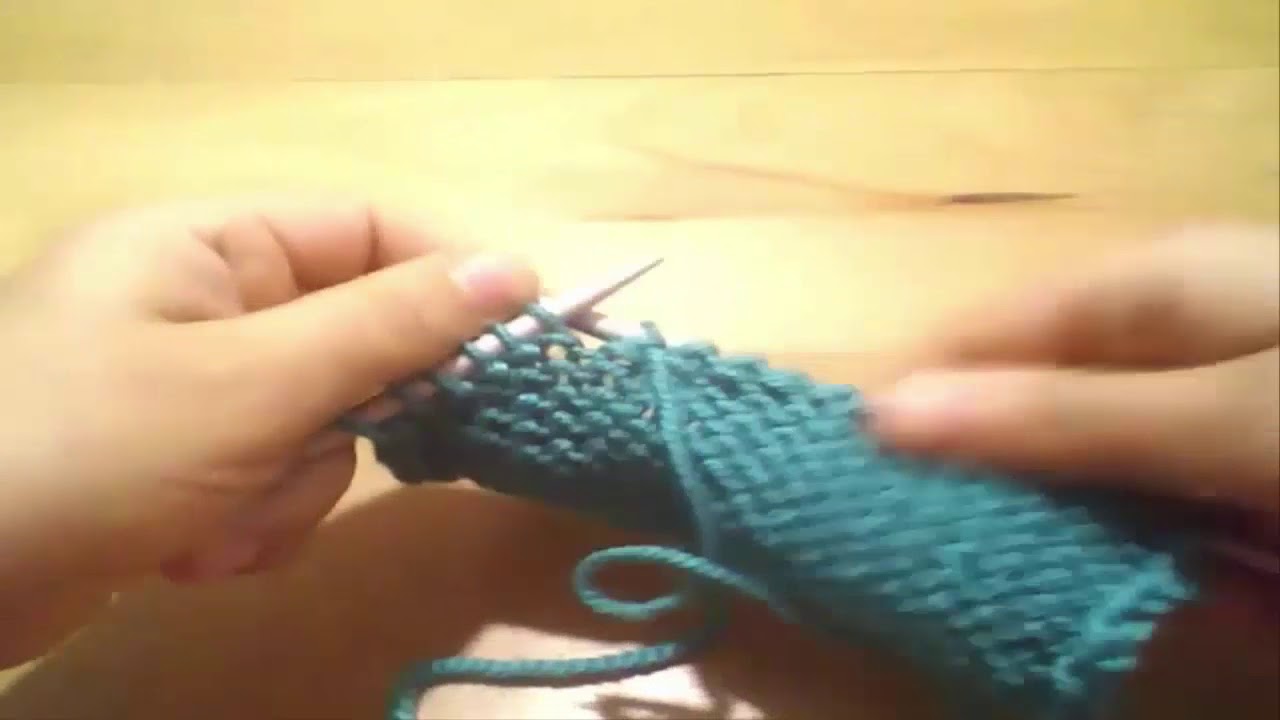 مساعدات التريكو الحلقة الثانية (فك غرز التريكو من الخلف)