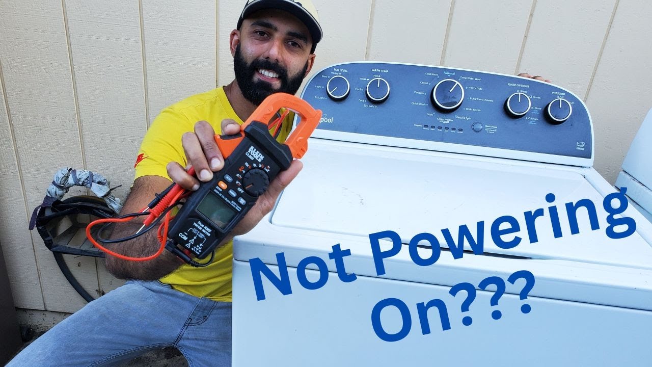 Diagnosing And Fixing A Whirlpool/Maytag Washer That Is Not Turning On!