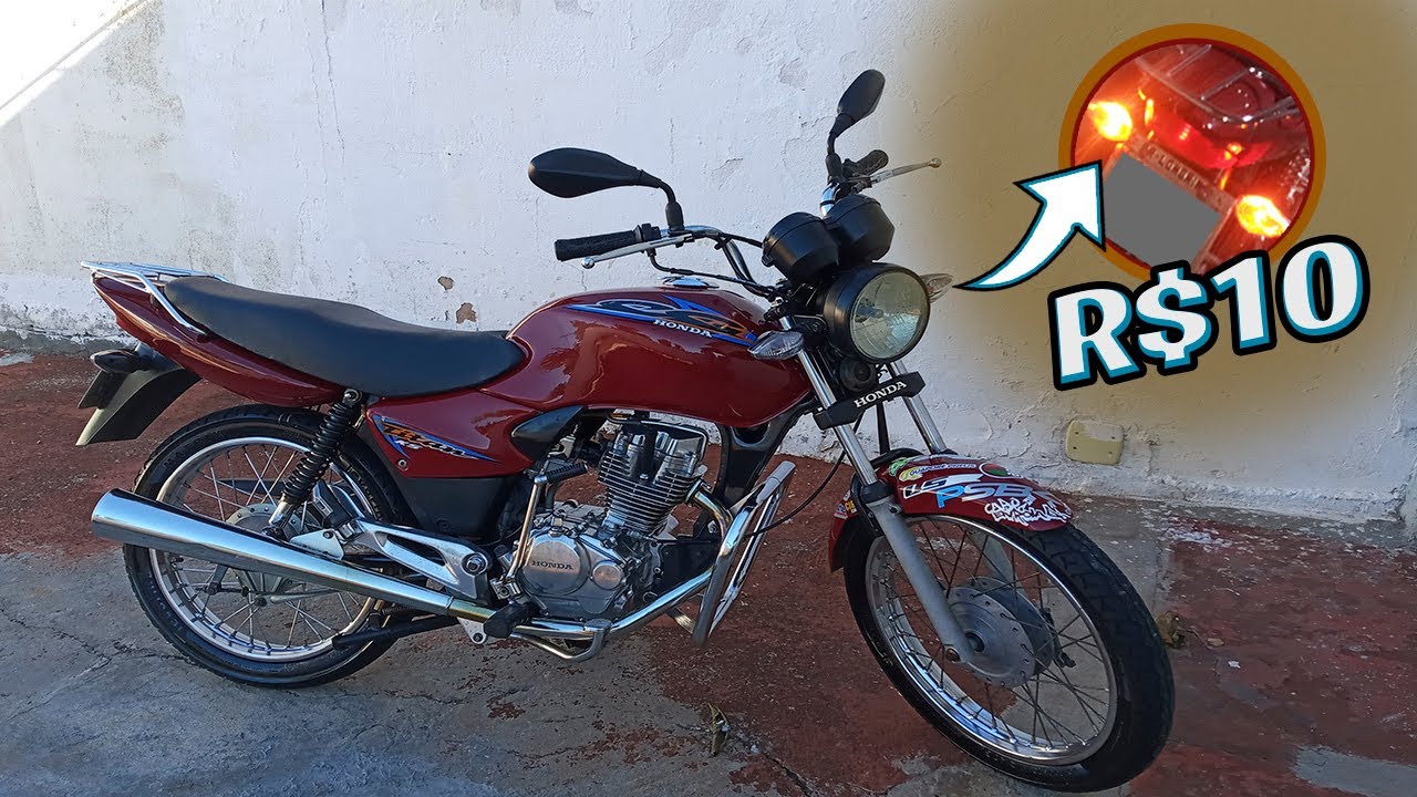 COMO INSTALAR PISCA ALERTA NA MOTO TITAN KS 125 [ Maycon Aragão ]