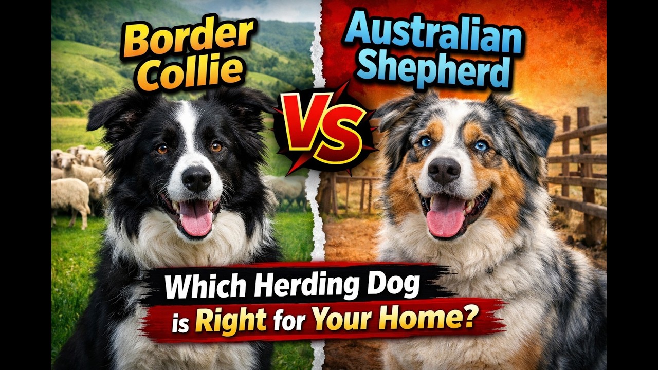 Border Collie vs Australian Shepherd Which High Energy Herding Dog Is Right for Your Home