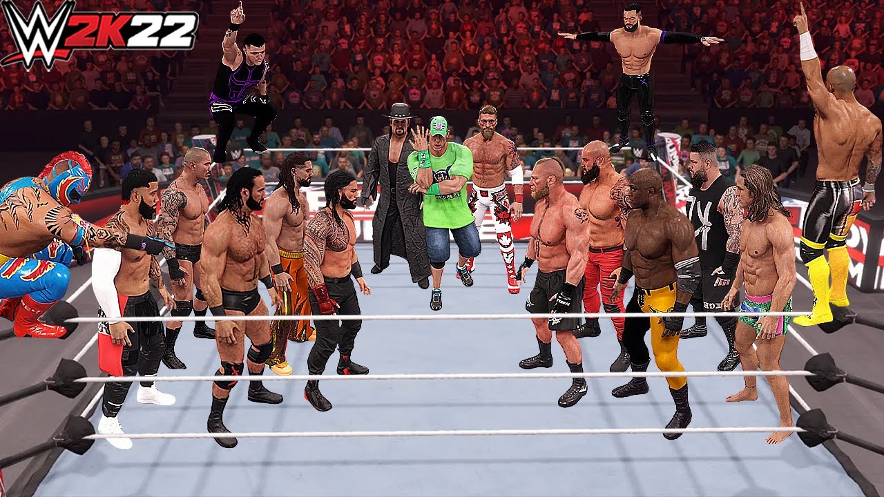 100 Man Royal Rumble! - WWE 2K22