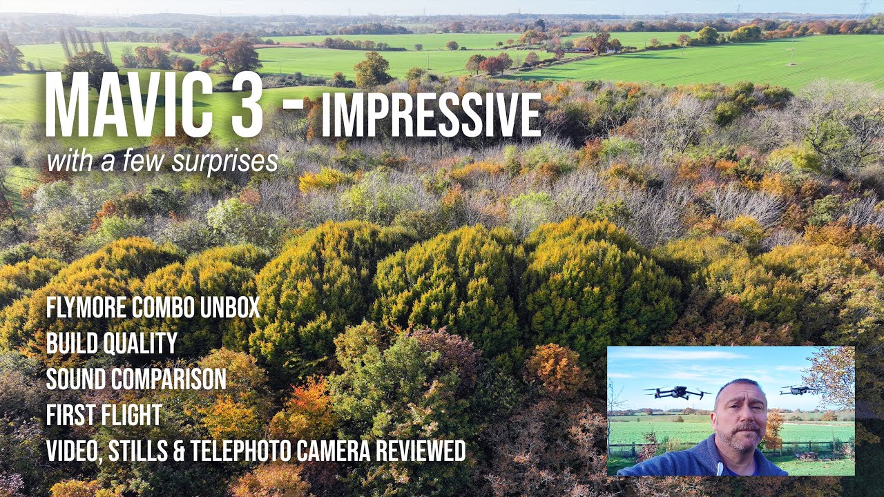 DJI Mavic 3 Full Review - Unbox, Build, Sound, Control, Flight & Camera