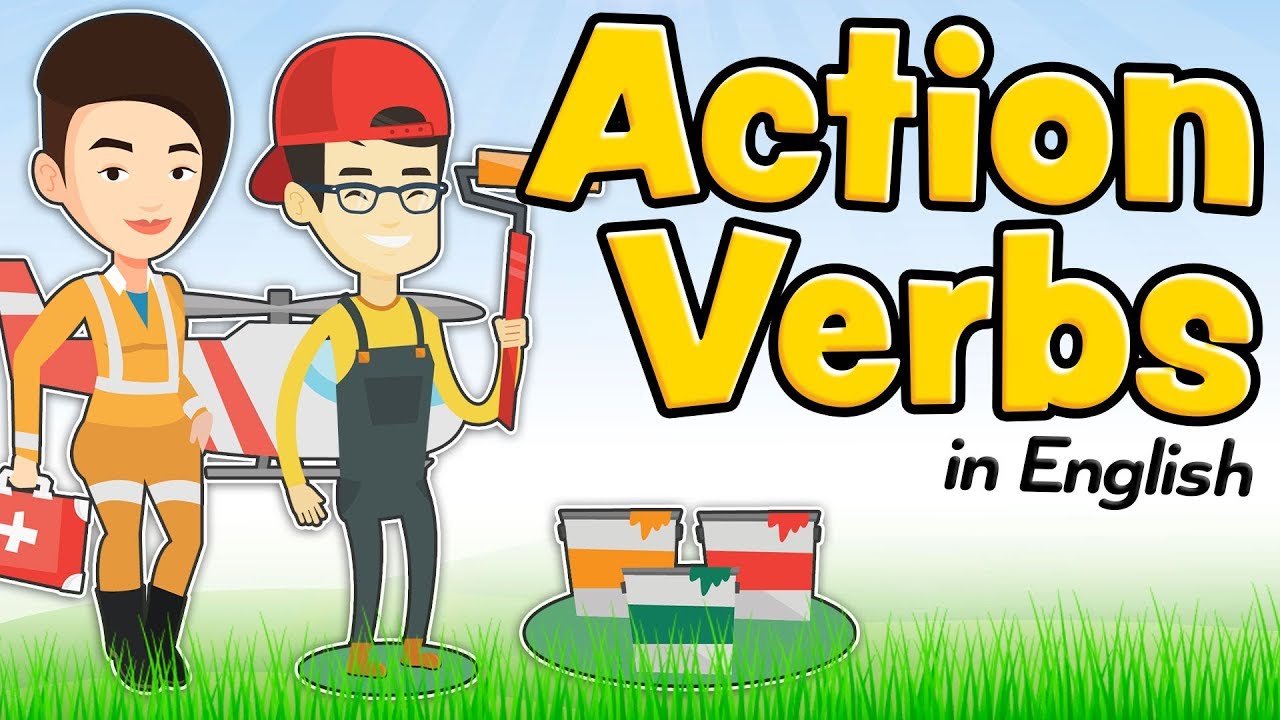 Действие глаголов на английском языке для детей и начинающих (Action verbs)