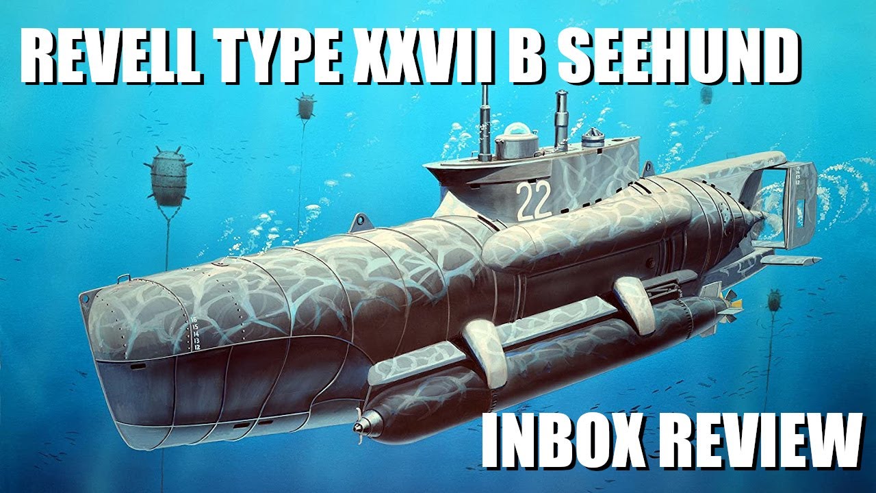 Revell ( ICM ) Type XXVII B Seehund 1/72 inbox review