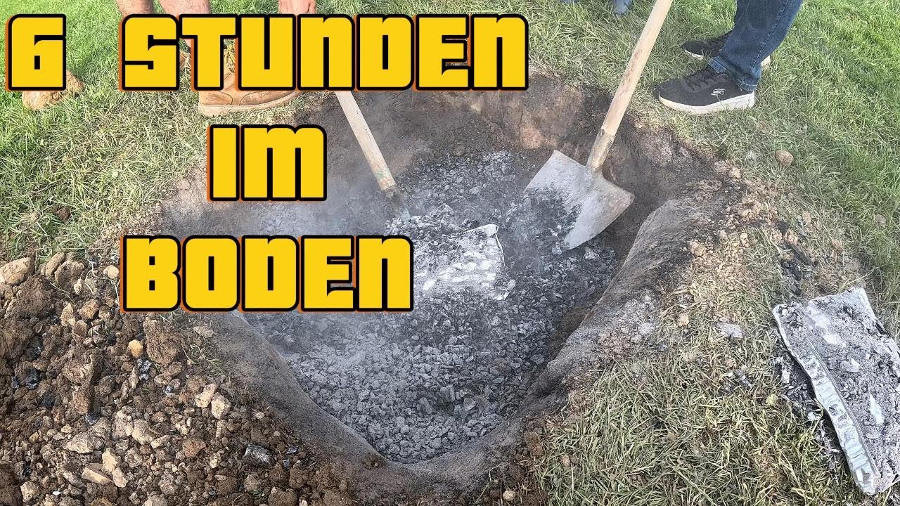 6kg Pulled Pork im Erdofen + selbstgemachte Brötchen | BBQ Genuss