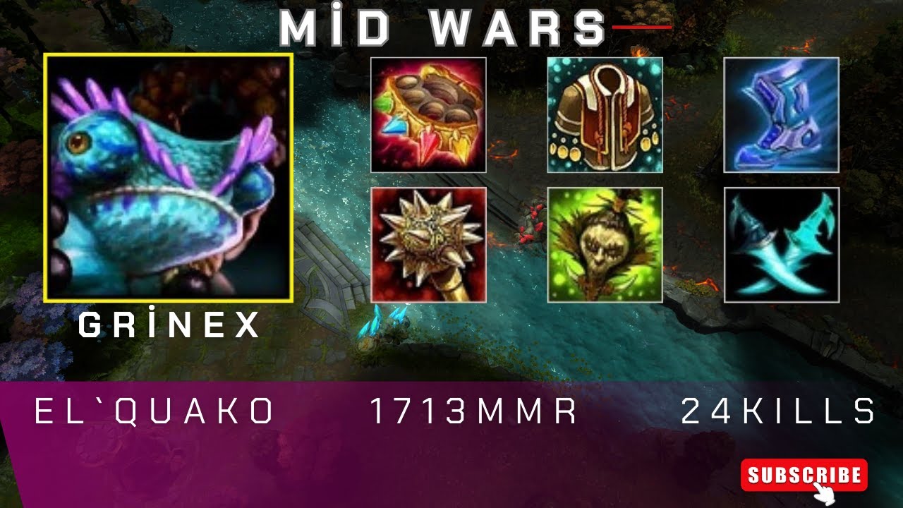 HoN | Mid Wars | Grinex | EL`QUAKO | 1713 MMR