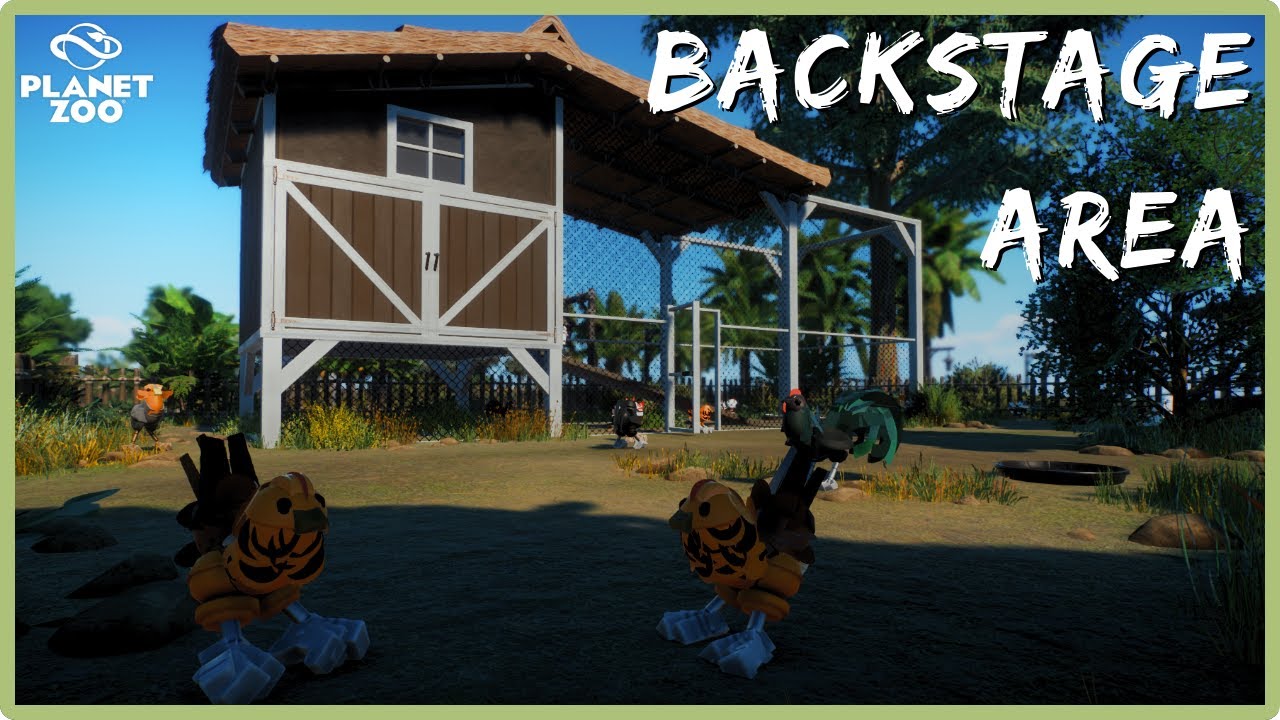 Backstage, Fields, Chicken Coop and more! | Emerald Bay Sanctuary | EP.2 | Planet Zoo Oceania DLC