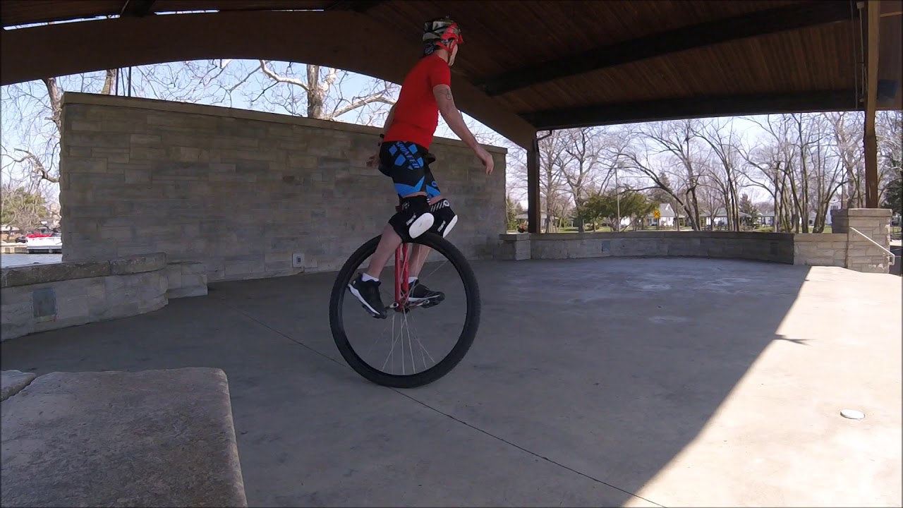 Pirouettes on a 36" Unicycle