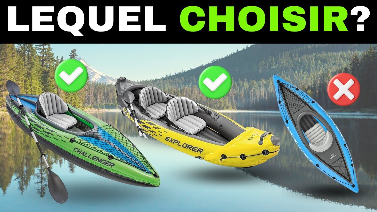 ✅ 7 MEILLEURS Kayaks Gonflables sur Amazon [2026] 🚣 Cano&euml; Gonflable Mer et Rivi&egrave;re Qualit&eacute;-Prix