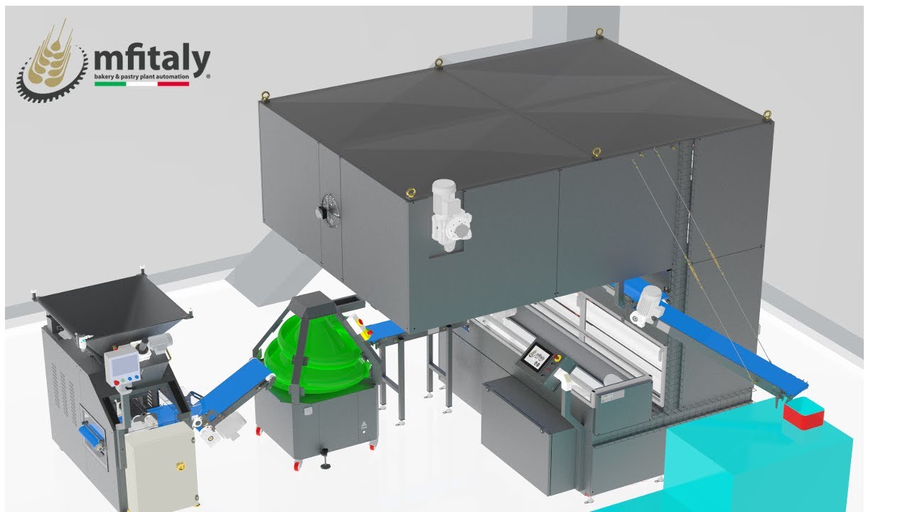 MFITALY | Automated bakery production line - Ligne de pain automatique - Línea de pan automática