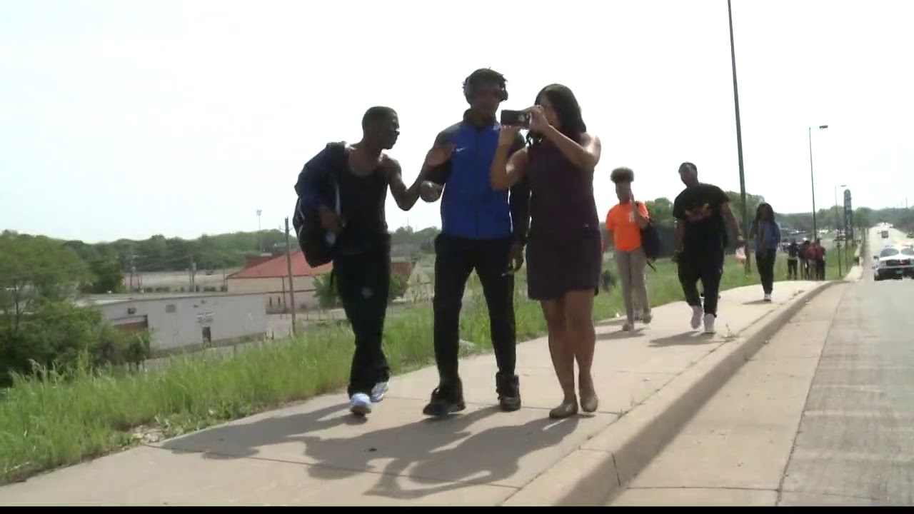 East St. Louis students walk out of school
