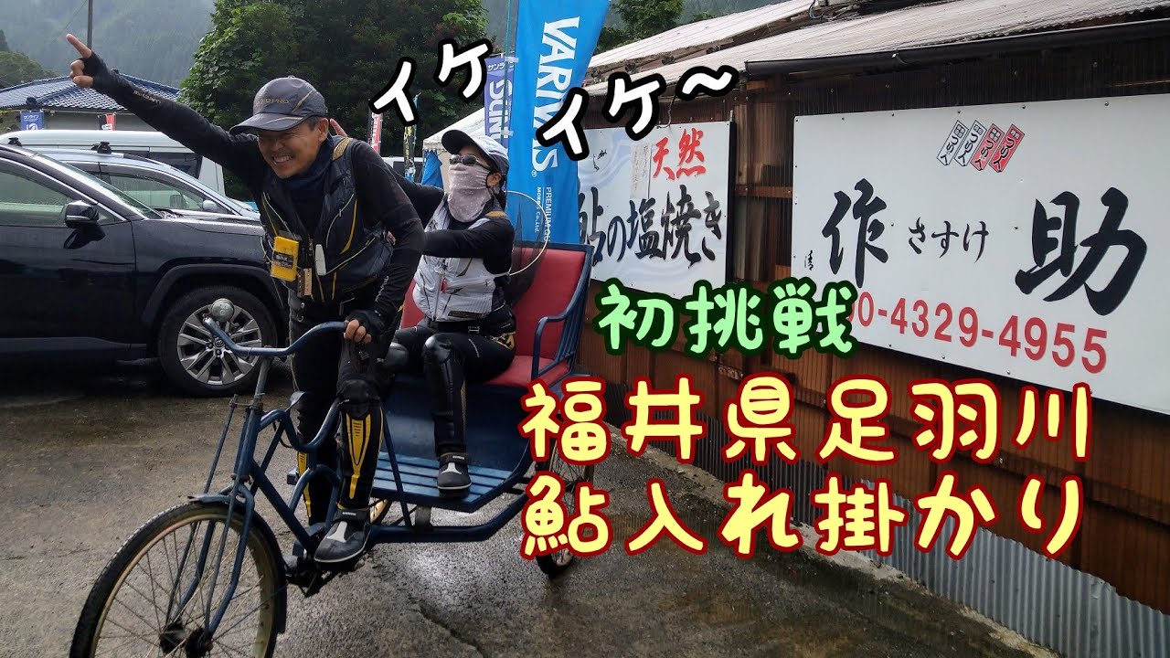 鮎釣り　初挑戦の福井県足羽川を本気で釣ってみた。