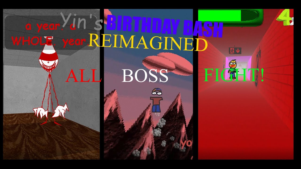 Yin's Birthday Bash Reimagined - ALL Bossfights