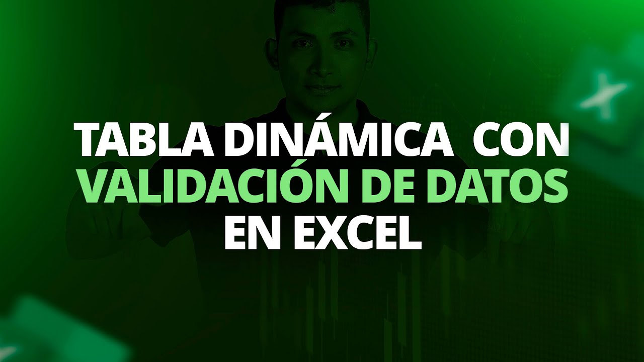 TABLA DINÁMICA Con VALIDACIÓN DE DATOS en Excel [Alternativa a La Segmentación de Datos]