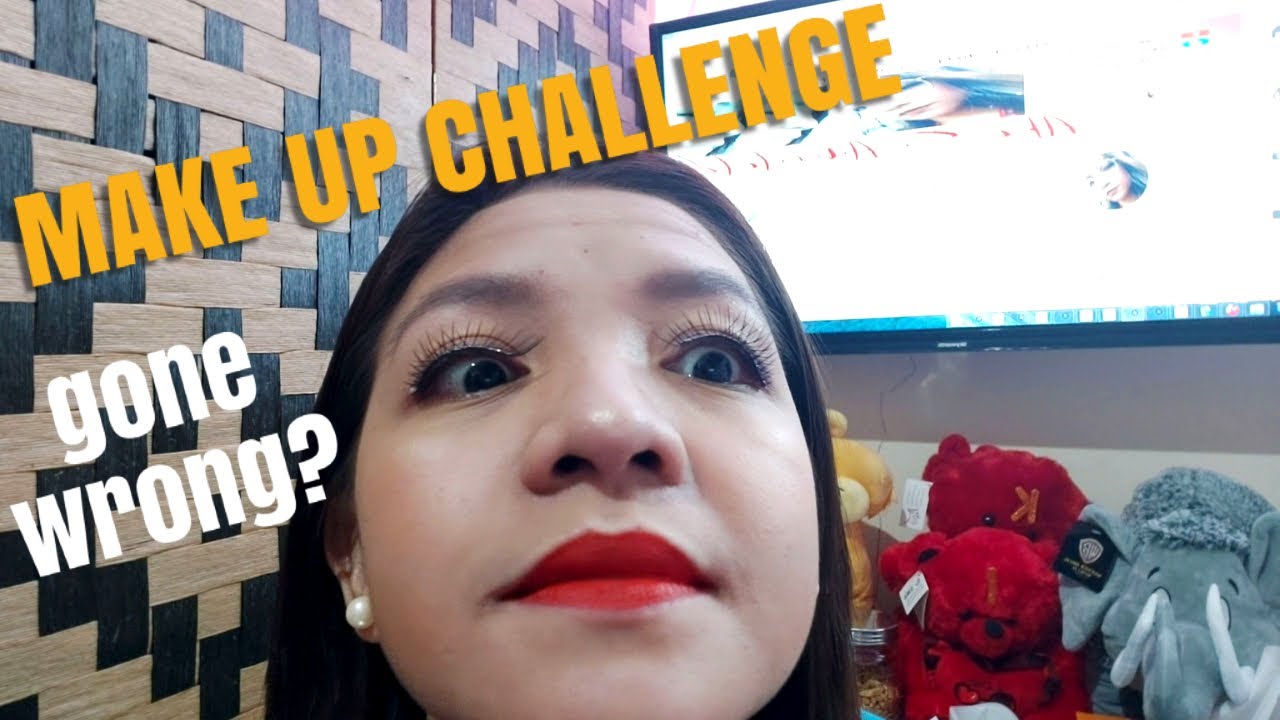 Make-up Challenge with a twist! Panggap make-up tutorial 😂