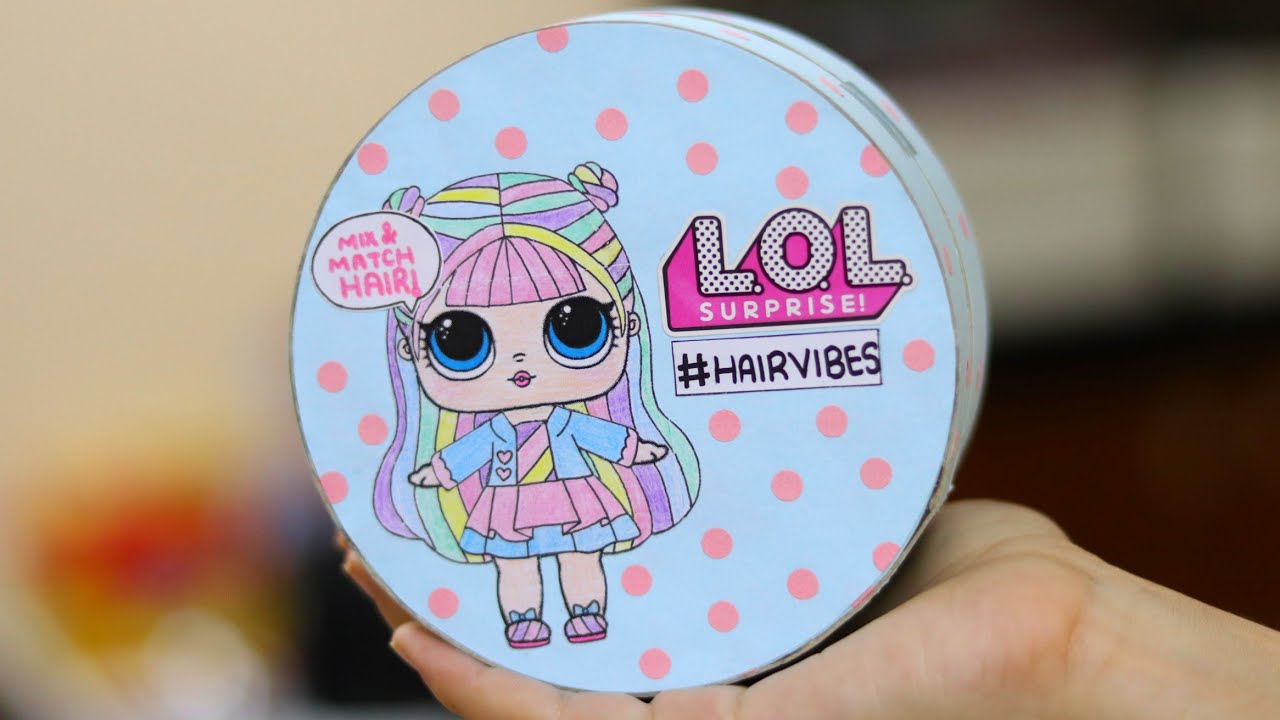 opening homemade lol surprise #hairvibes 2020 (new series)#2