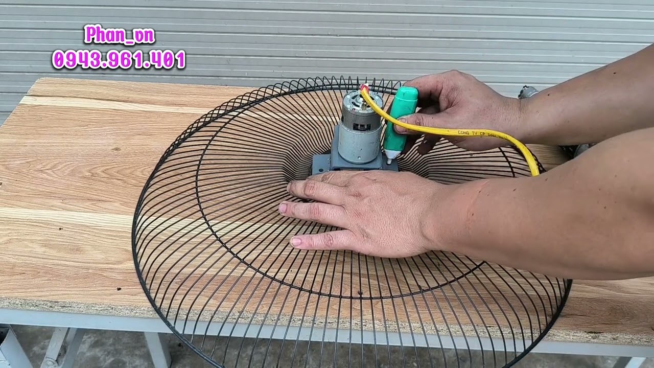 Hướng dẫn biến quạt 220v thành 12v acquy