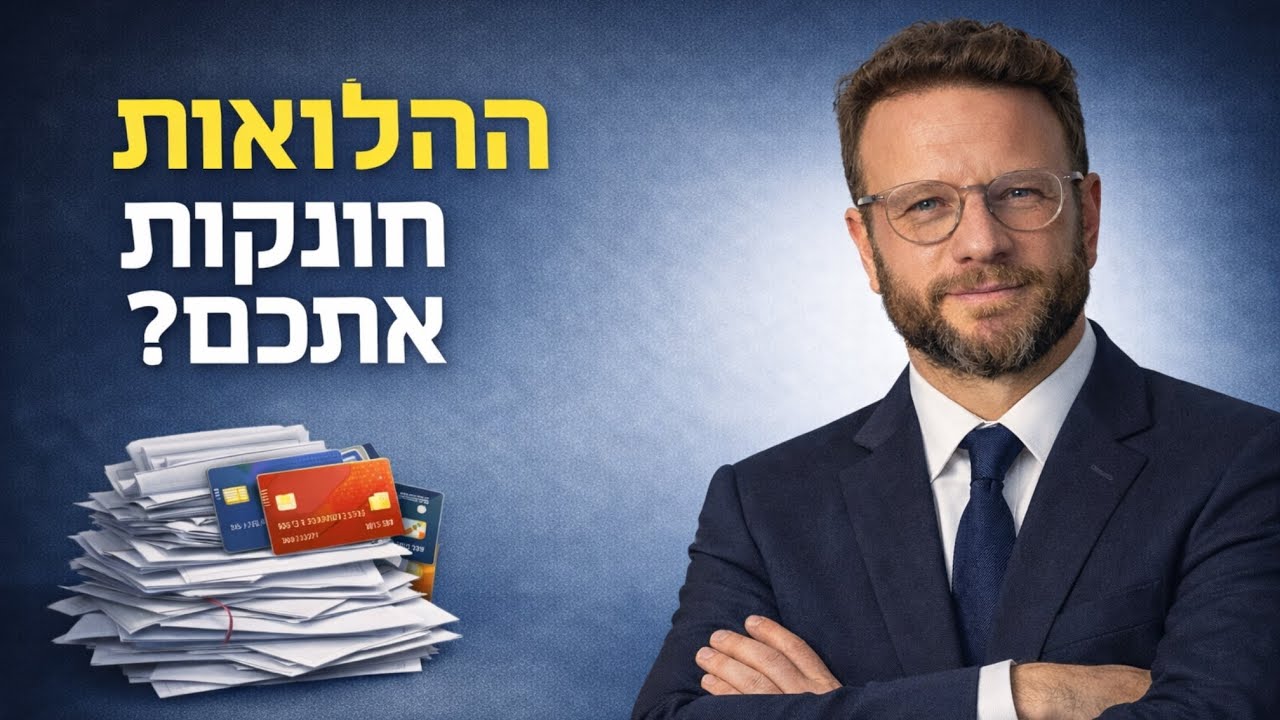 יש לכם כמה הלוואות? אתם כנראה משלמים יותר מדי