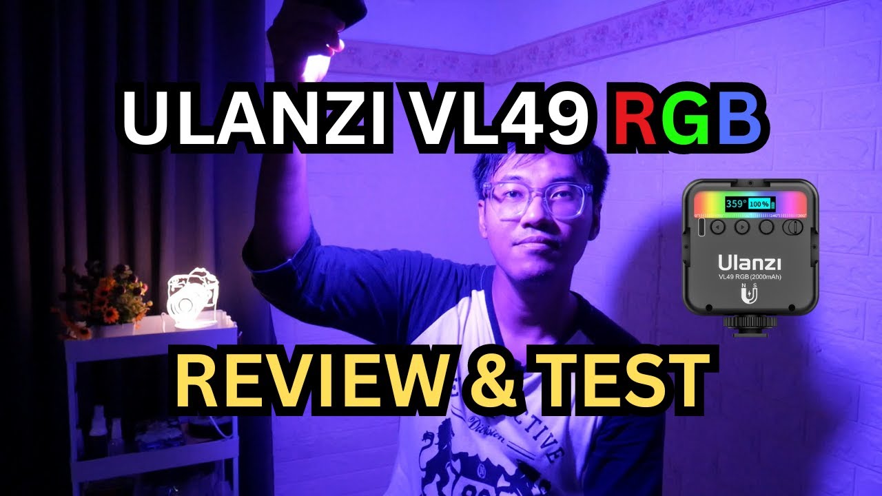 Review & Test Ulanzi VL49 RGB | Lampu Portable Murah Buat Content Creator